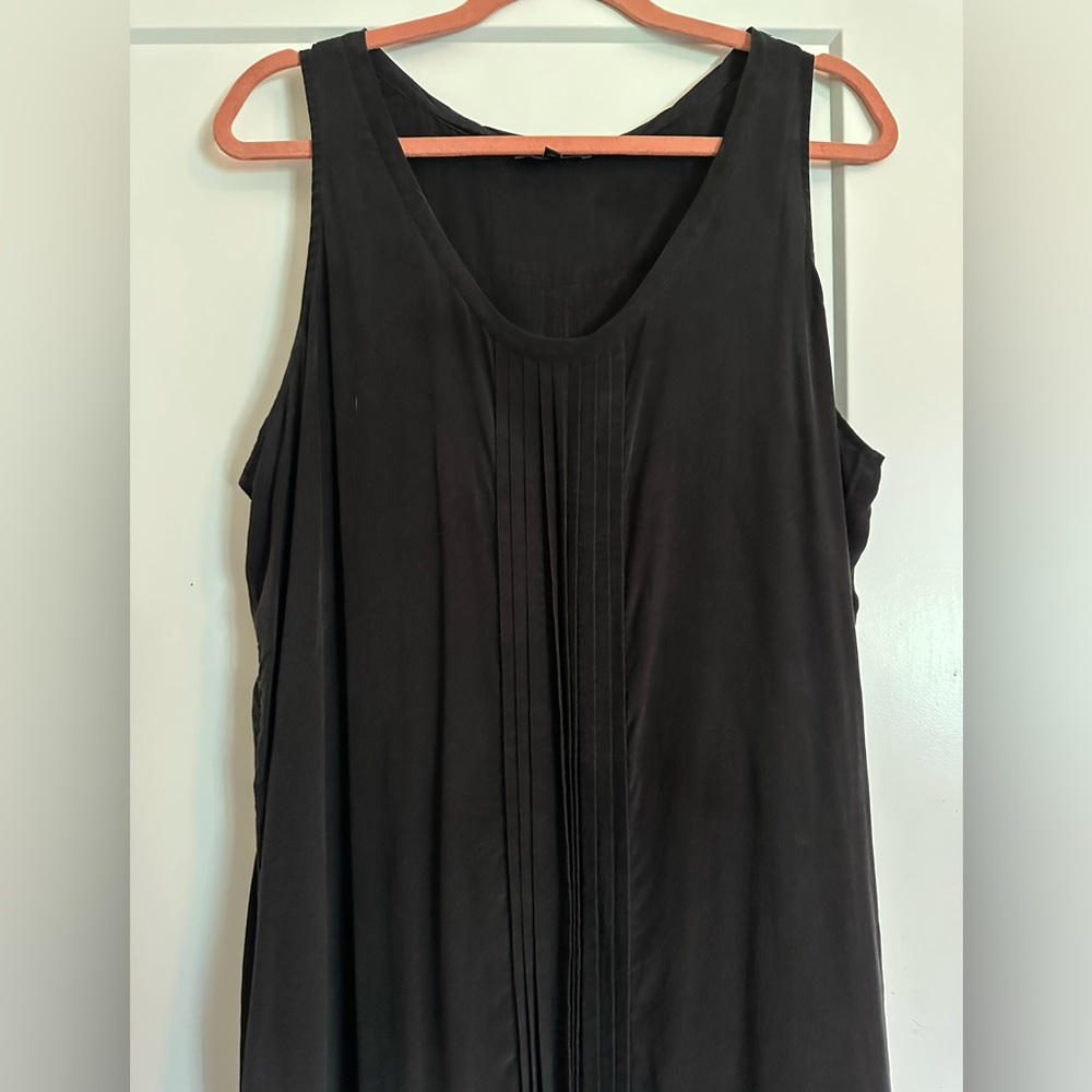 Eileen Fisher Charcoal Gray Sleeveless Dress